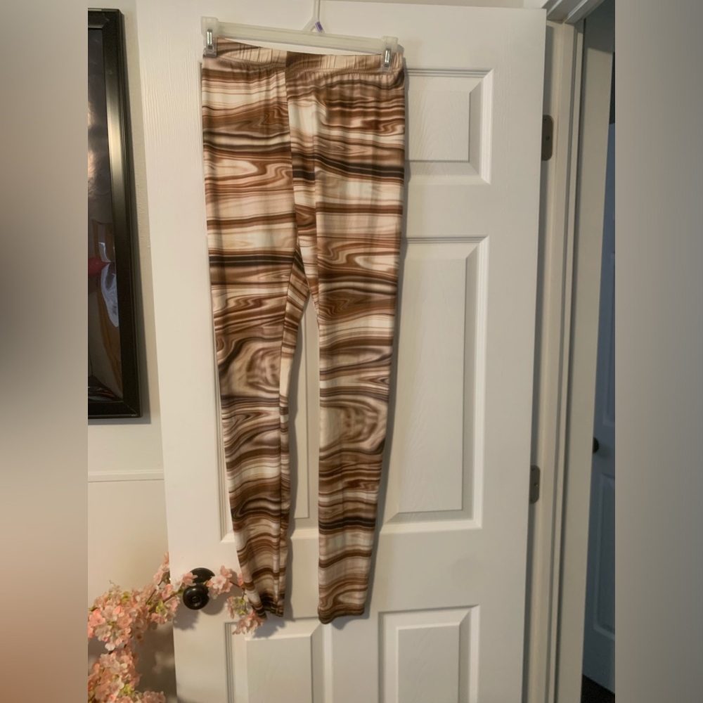 SHEIN Earthy Swirl Leggings